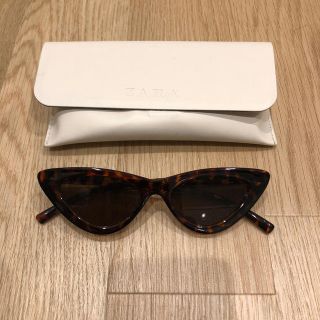 ザラ(ZARA)のZARA キャットアイ　サングラス  ベッコウ(サングラス/メガネ)