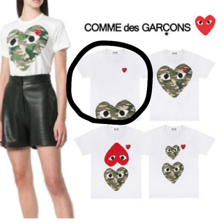コムデギャルソン(COMME des GARCONS)のコムデギャルソン　PLAY Mサイズ　半袖Tシャツ　新品(Tシャツ(半袖/袖なし))