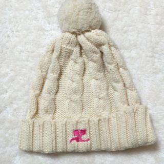 美品　スドーク　SODUK グレー　ニットキャップ　ステッチニットハット