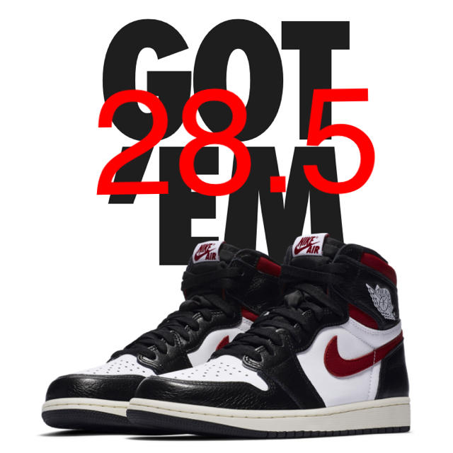 air jordan 1 retro high og gym red 28.5