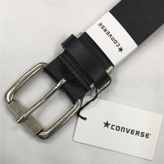 コンバース(CONVERSE)の新品 コンバース CONVERSE メンズ 革 ベルト カジュアル黒(ベルト)