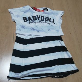 ベビードール(BABYDOLL)の子供服　女の子　ワンピース(未使用)(その他)