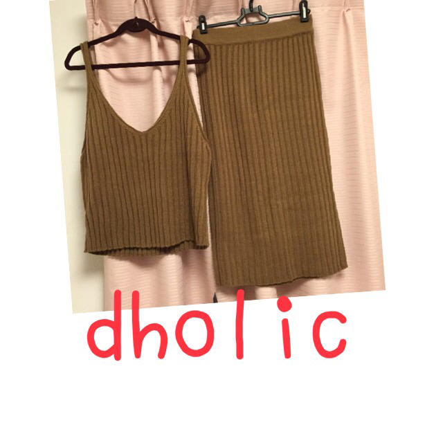 dholic(ディーホリック)のdholic♡ニットセットアップ レディースのレディース その他(セット/コーデ)の商品写真