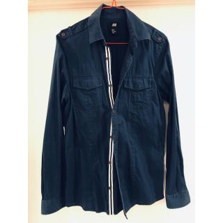 エイチアンドエム(H&M)のH&M シャツ ジャケット Dark Blue Color【最安出品】(シャツ)