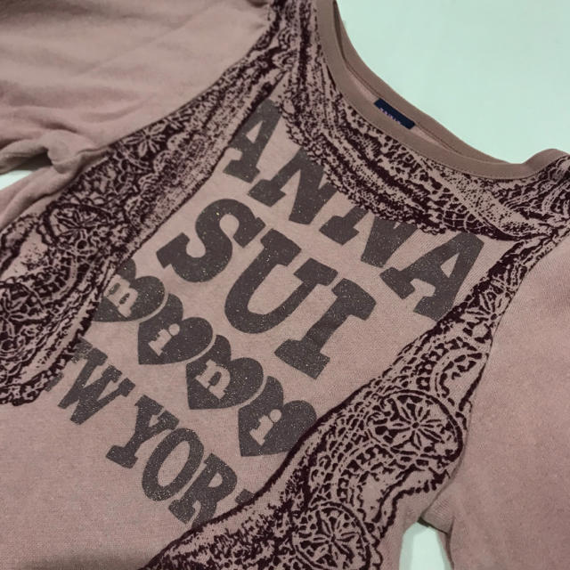 ANNA SUI mini(アナスイミニ)のキッズ ANNA SUI mini 7分袖カットソー 100cm キッズ/ベビー/マタニティのキッズ服女の子用(90cm~)(Tシャツ/カットソー)の商品写真