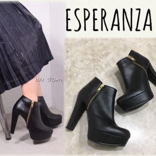 エスペランサ(ESPERANZA)のESPERANZA♡19/AW サイドジップブーツ(ブーティ)