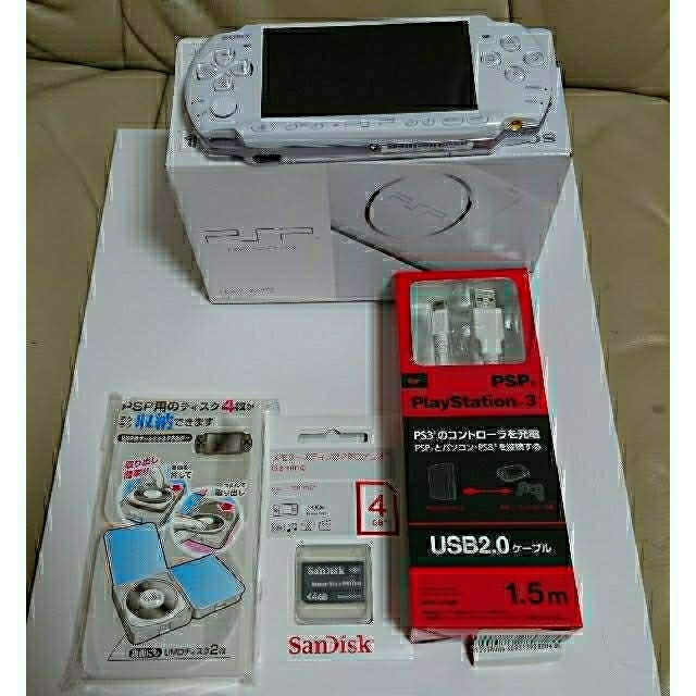 PSPアズマさま専用～ PSP パールホワイト おまけつき 新品未使用