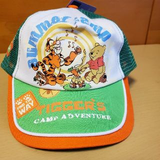 ディズニー(Disney)のむつきぃ様　　　新品☆プーさん☆キャップ（グリーン）(帽子)