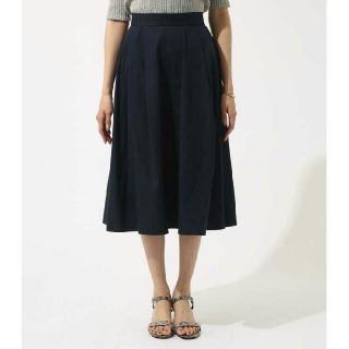 アズールバイマウジー(AZUL by moussy)の新品　フロントタックフレアスカート(ひざ丈スカート)