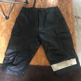 UNDERCOVER - 90s アンダーカバー 本革レザーハーフパンツ 激レアの