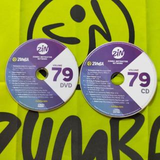 ズンバ(Zumba)のZUMBA　ズンバ　ZIN79　CD＆DVD　インストラクター専用(スポーツ/フィットネス)