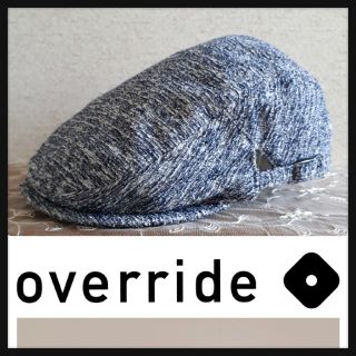 オーバーライド(override)のオーバーライド　ハンチング　ハンチング帽　ハンチング帽子　ハンチングキャップ(ハンチング/ベレー帽)