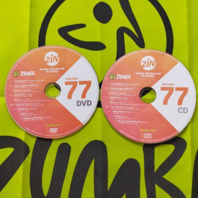 Zumba(ズンバ)のZUMBA　ズンバ　ZIN77　CD＆DVD　インストラクター専用 エンタメ/ホビーのDVD/ブルーレイ(スポーツ/フィットネス)の商品写真