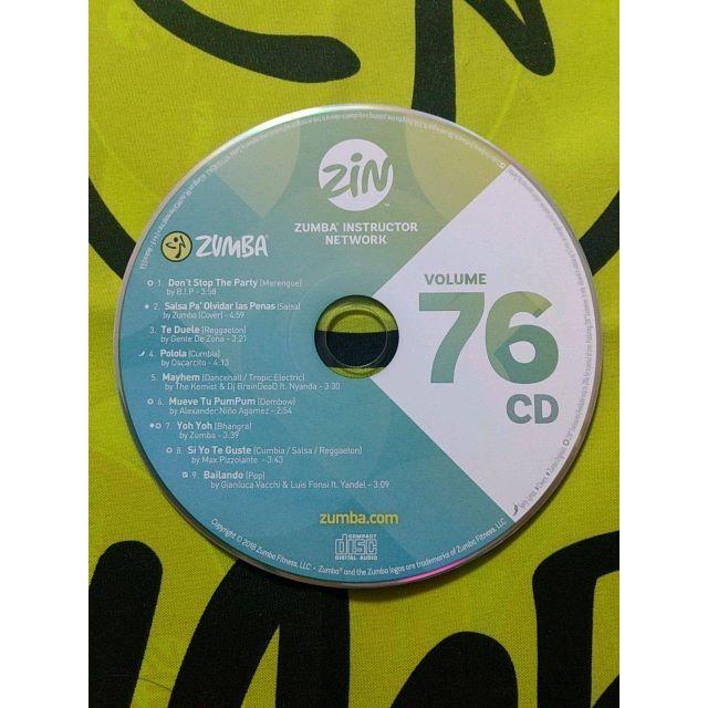 【セット】ZUMBA ZIN Vol.76 DVD & CD