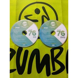 ズンバ(Zumba)のZUMBA　ズンバ　ZIN76　CD＆DVD　インストラクター専用(スポーツ/フィットネス)