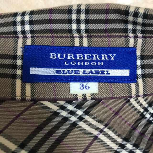 BURBERRY BLUE LABEL(バーバリーブルーレーベル)の完売品　美品　Burberry シャツ  レディースのトップス(シャツ/ブラウス(長袖/七分))の商品写真