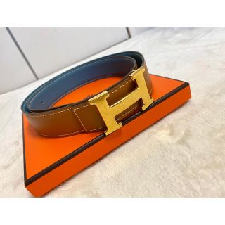 エルメス(Hermes)の正規品　エルメス　金　ベルト　H ゴールド(ベルト)