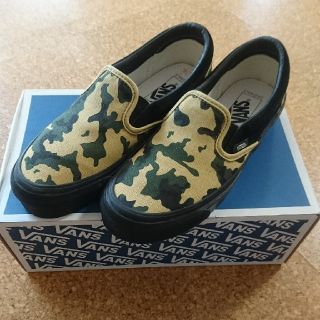 ヴァンズ(VANS)のVANS クラシックスリッポン カモフラ 24,0cm(スリッポン/モカシン)