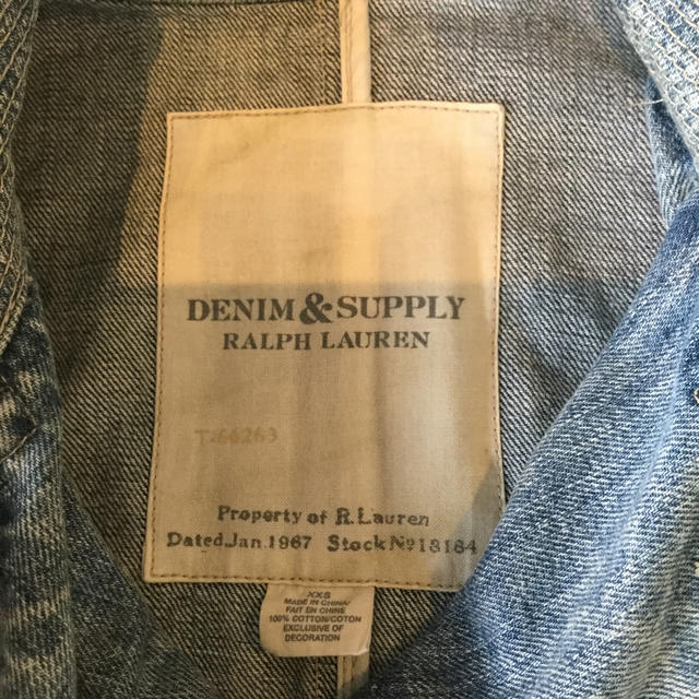 Ralph Lauren(ラルフローレン)のラルフローレン　デニムジャケット　XXS レディースのジャケット/アウター(Gジャン/デニムジャケット)の商品写真