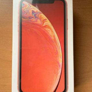 アイフォーン(iPhone)の新田堂様○iPhone XR Coral 128 GB docomo SIM解除(スマートフォン本体)