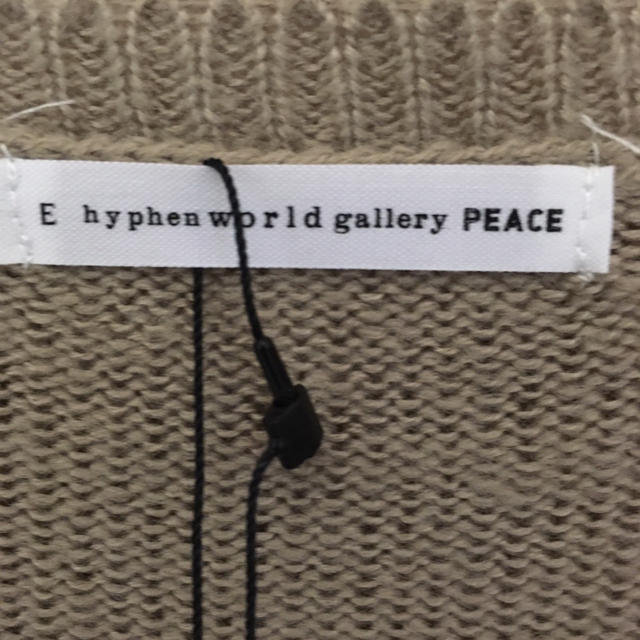 E hyphen world gallery(イーハイフンワールドギャラリー)のイーハイフンフリルプルニットオーバー レディースのトップス(ニット/セーター)の商品写真