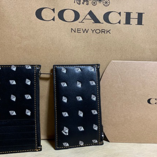 コーチ(COACH)の在庫処分NEW◆COACH◆ウィズ ドット ダイヤモンド プリントコインケース◆(コインケース/小銭入れ)