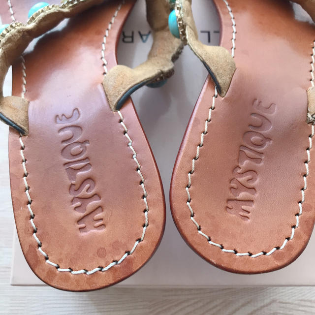 Ron Herman(ロンハーマン)のミスティーク　ターコイズ　トング　サンダル 24㎝ レディースの靴/シューズ(サンダル)の商品写真