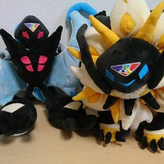 ポケモン(ポケモン)のネクロズマ あかつきのつばさ たそがれのたてがみ ぬいぐるみ ポケモンセンター(キャラクターグッズ)