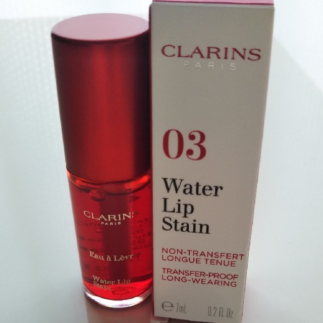 CLARINS(クラランス)の新品　クラランス　ウォーターリップステイン　#03 コスメ/美容のベースメイク/化粧品(口紅)の商品写真