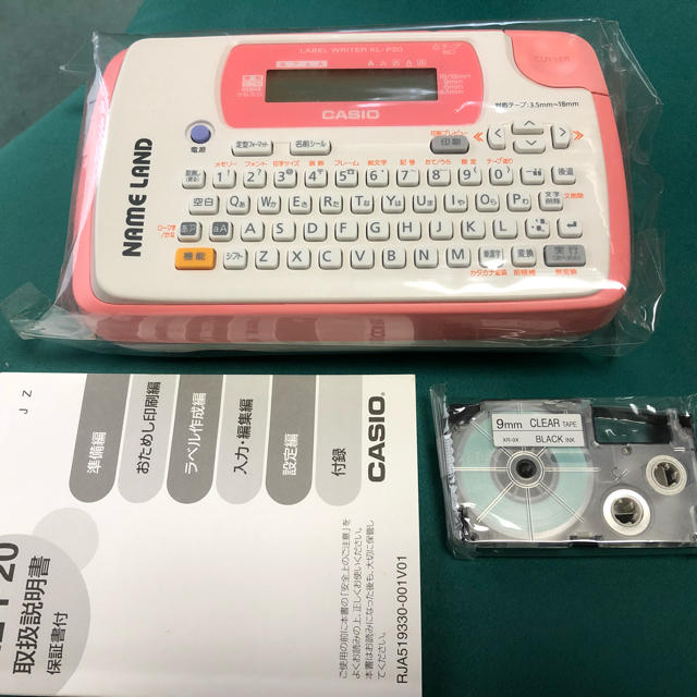 CASIO(カシオ)のカシオ ネームランド 美品 ハンドメイドのキッズ/ベビー(ネームタグ)の商品写真