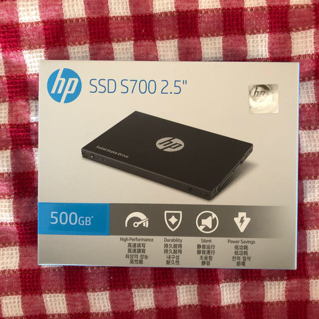 ✳️ SSD 500GB(HP S700) ノートパソコン用。値下げしました❣️ スマホ/家電/カメラのPC/タブレット(PCパーツ)の商品写真