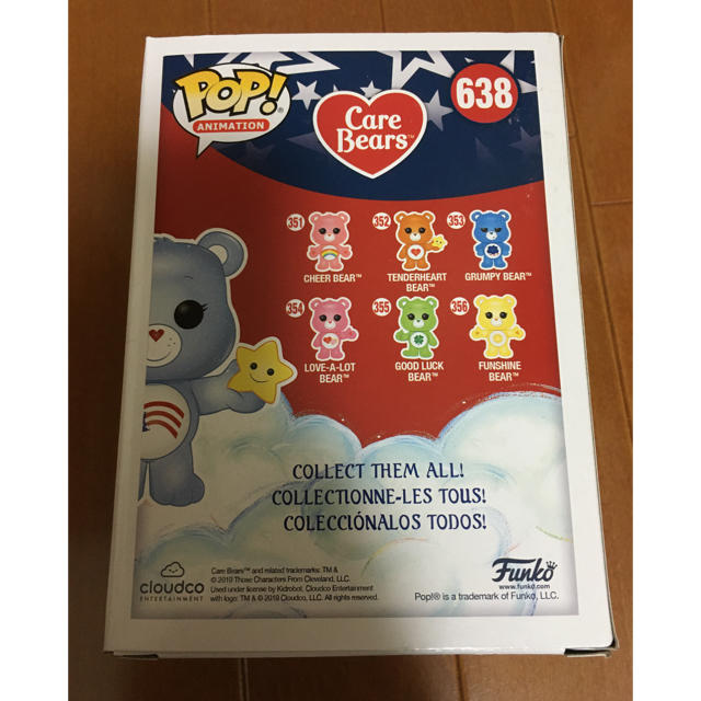 CareBears(ケアベア)のFunko pop フィギュア ケアベア アメリカバージョン 限定 エンタメ/ホビーのフィギュア(その他)の商品写真