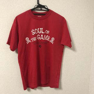 コンバース(CONVERSE)のバスケTシャツ　赤　Mサイズ(Tシャツ/カットソー(半袖/袖なし))