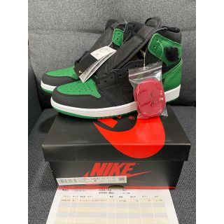 ナイキ(NIKE)のSNKRS 26cm NIKE AIR JORDAN 1 PINE GREEN(スニーカー)