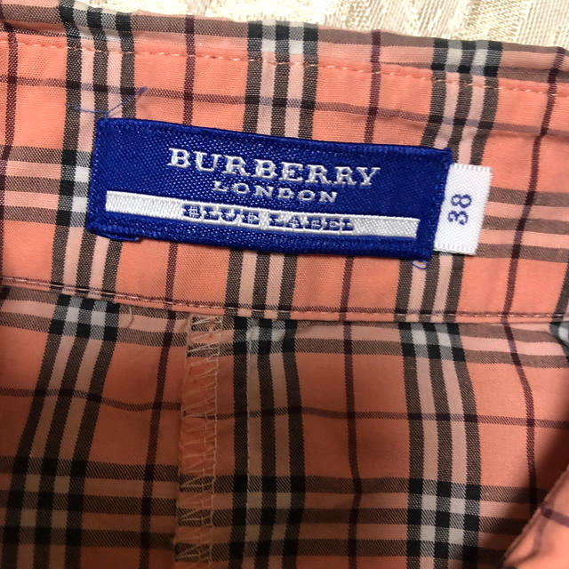 BURBERRY BLUE LABEL(バーバリーブルーレーベル)のバーバリー７部袖シャツ レディースのトップス(シャツ/ブラウス(長袖/七分))の商品写真