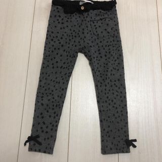 ザラキッズ(ZARA KIDS)のデザインフリルレギンス　3-4歳　100-110サイズくらい(パンツ/スパッツ)