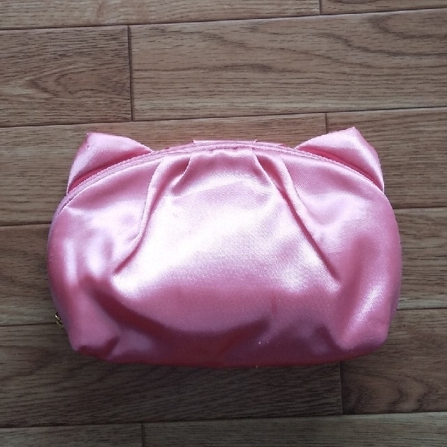 おすましぷーちゃん ポーチ ピンク 猫  レディースのファッション小物(ポーチ)の商品写真
