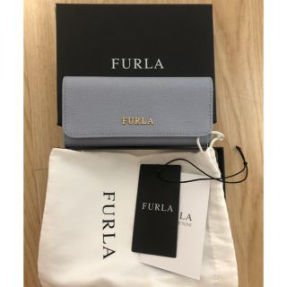 フルラ(Furla)のam様♡専用　FURLA キーケース　水色　美品(キーケース)