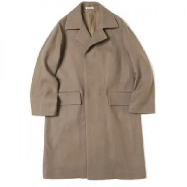 AURALEE WOOL MELTON SOUTIEN COLLAR COAT 全商品オープニング価格