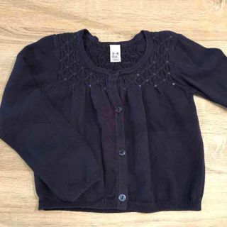 ザラキッズ(ZARA KIDS)の100ZARA★スモッキングカーディガン(カーディガン)