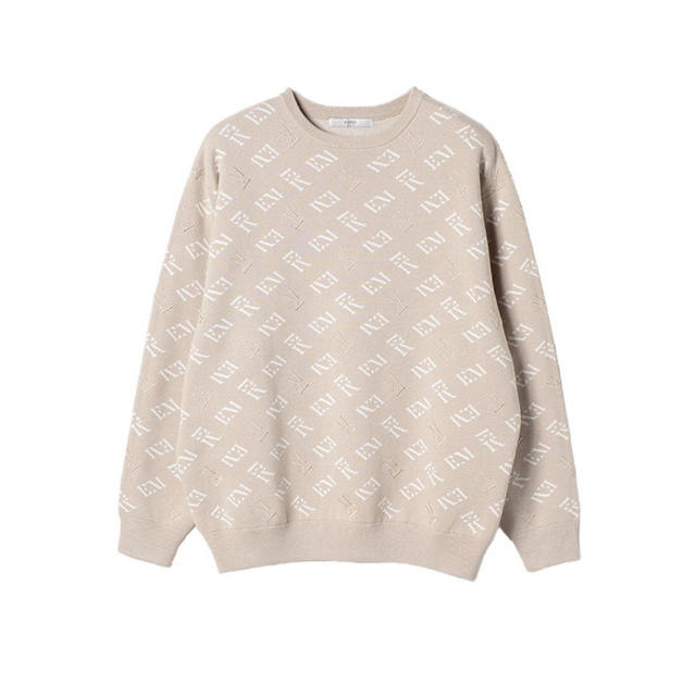 UNISEX randam em monogram ニットプルオーバー