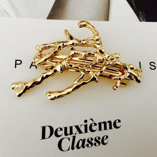 スピックアンドスパン(Spick & Span)の★新品 DEUXIEME CLASSE ドゥーズィエムクラス ヘアアクセサリー(バレッタ/ヘアクリップ)