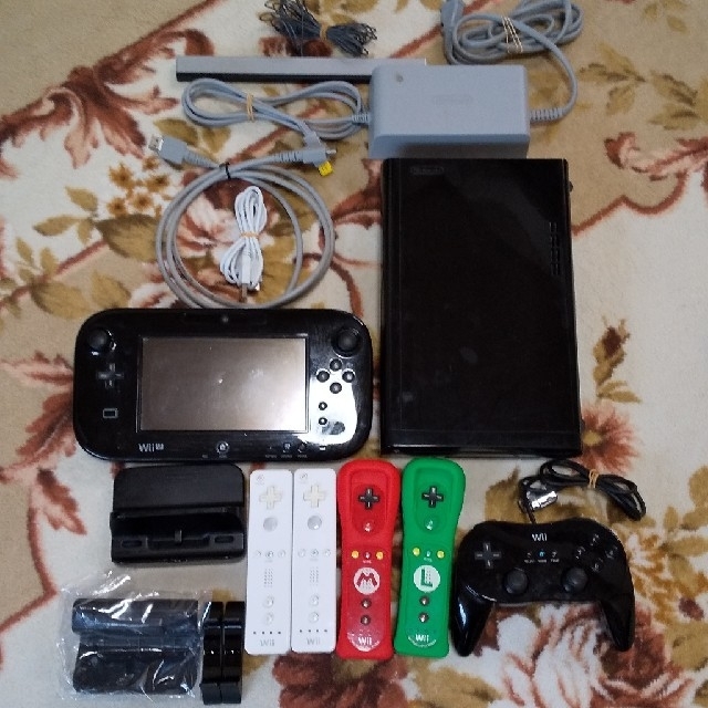 ゲームソフトゲーム機本体Nintendo Wii U プレミアムセット KURO ジャンク