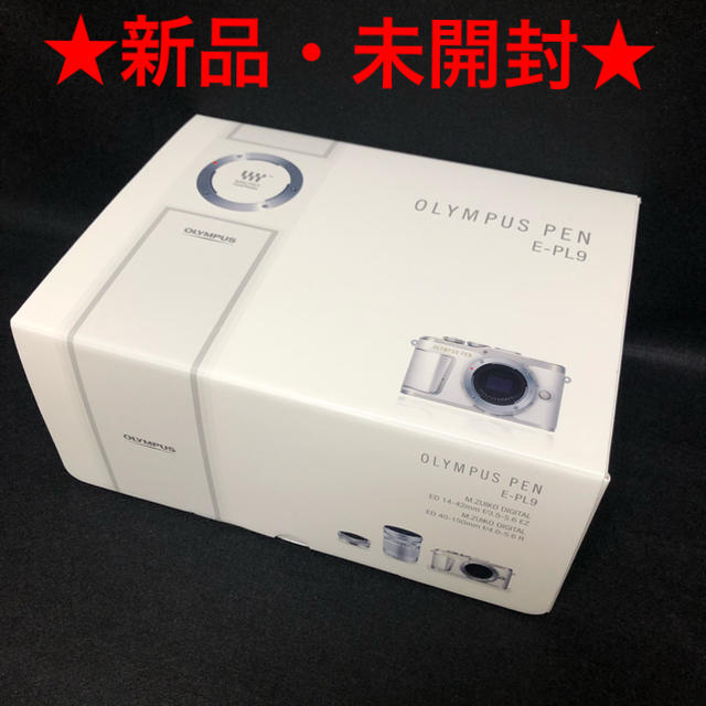 OLYMPUS PEN pl-9 ダブルズームキット ホワイト-