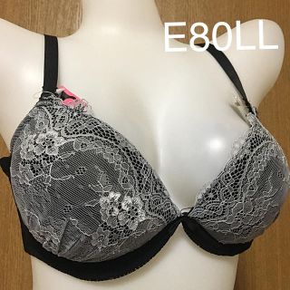 レース ブラショー E80LL 黒×銀(ブラ&ショーツセット)