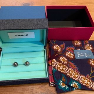 IENA - お値下げ シンメ sinme ブラックパール ピアス 完売の通販 by IENA - お値下げ シンメ sinme ブラックパール ピアス 完売の通販 by