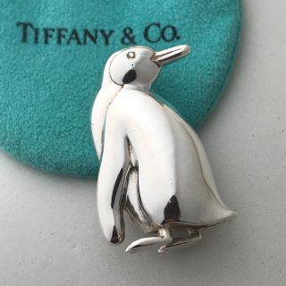 ティファニー(Tiffany & Co.)のTiffany ペンギンブローチ 希少(コサージュ/ブローチ)