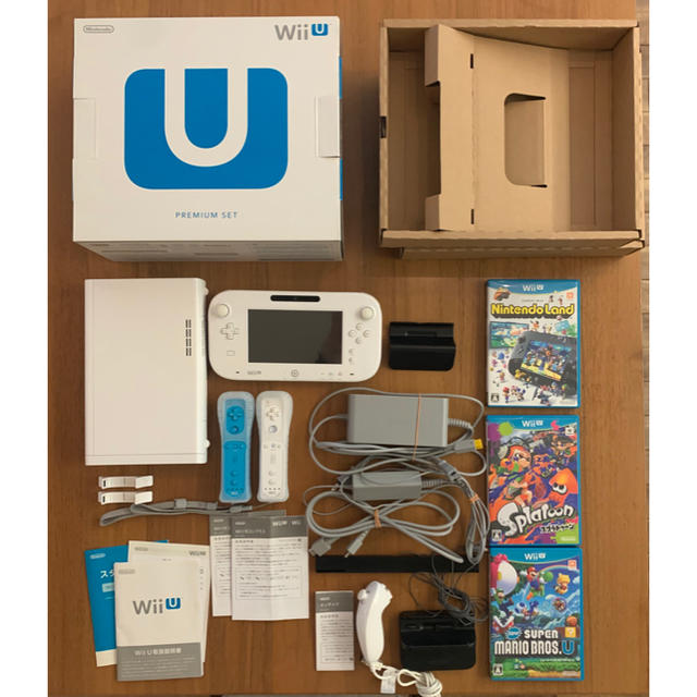 Wii U 本体　白　ソフト付　WiiU家庭用ゲーム機本体