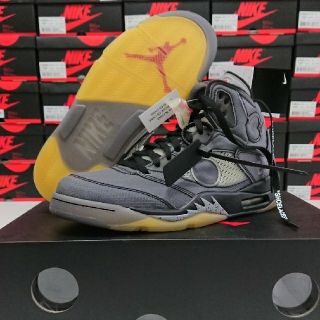 オフホワイト(OFF-WHITE)の新品未 28.5㎝ JORDAN5 オフホワイト ジョーダン OFFWHITE (スニーカー)