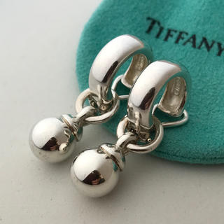ティファニー(Tiffany & Co.)のTiffany シルバーボールフープイヤリング(ピアス(両耳用))